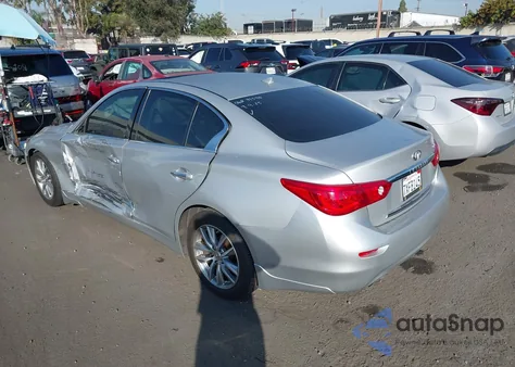 2015 Infiniti Q50 Premium from USA, damaged, VIN JN1BV7AP1FM347565